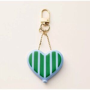 Striped Heart Coin Purse Bag Charm - kate spade new york x Target, Green/Blue